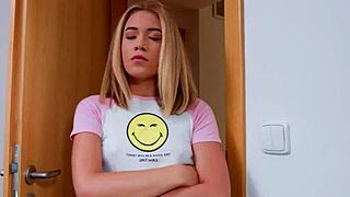 Horny Step Sister Spied On by Older Step Brother