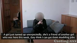 clueless milf participates in hd casting interview on sofa