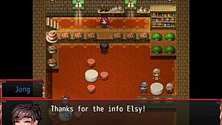 teen's pussy exposed during gym workout in harem game