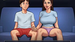 Shaved pussy riding monster cock in summertime saga 211?