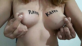 Amateur guy gropes nipples and squeezes tits in intimate session