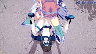 garie and maria have intense futanari sex with eve and micha