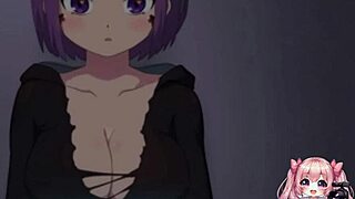 Anime boyfriend comes over to suck and fuck his friend