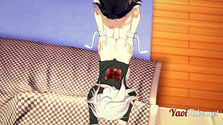 Ouma intensely blows nagito in doggy creampie yaoi