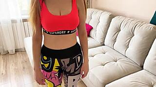 damn, cheating on my wife with ex-girlfriend while she’s away—russian amateur raw talk!