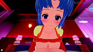 Excellen Browning and Kusuha Mizuha have intense sex in Super Robot Wars POV hentai