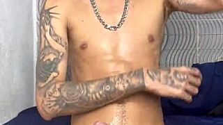 i came home horny from the party and had to beat one off, skinny teen 18+ style 😅