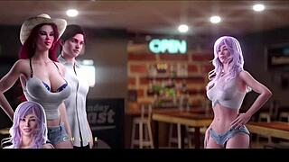 stepmother step aunty bar fun 3d