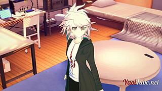 Ouma intensely blows nagito in doggy creampie yaoi