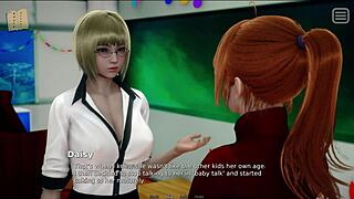 Continuing the story of my bully is my lover in episode 52 with game elements