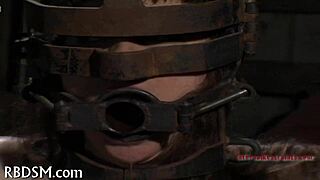 Intense whipping in sadomasochism tube