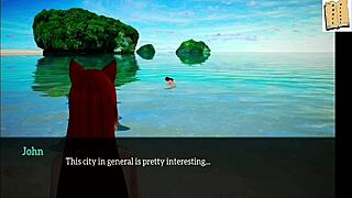 My new family 53 - bikini teen brunette small tits homemade erotic game