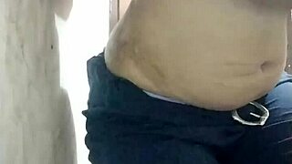 She's getting her ass fucked in the bathroom