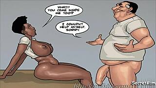 Lesbian Chick Screams from Monster Cock