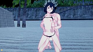 Noelle Silva and Asta in intense Black Clover hentai