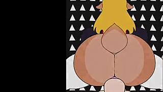 noelle holiday rides big cock in hentai game sex scene