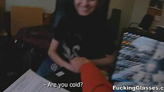 Want a quickie with this glasses-wearing teen?