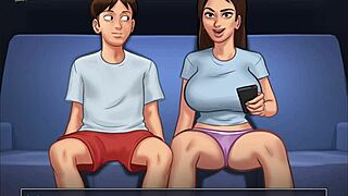 Shaved pussy riding monster cock in summertime saga 211?