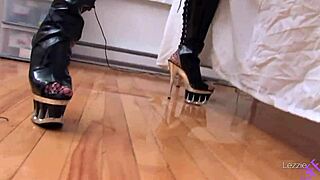 i lick my lesbian nurse friend's tight pussy.