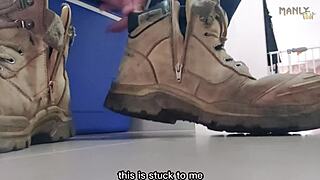 Step Gay Dad Eats Rubber While Hot Dilf Stepuncle Deals With Bad Day