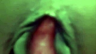 Housewife engages in steamy video call sex