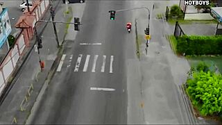 Delivery Guy Gets His Monster Cock Sucked And Ass Fucked In Gay Fetish Scene