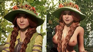 Cartoons Original And Naked Comparison