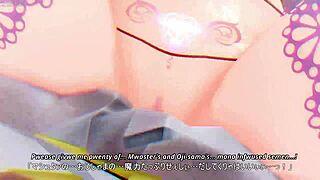 Mash in dangerous beast costume arouses intense emotions in this hentai scene