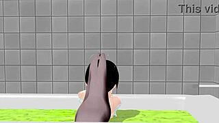 koko a动漫浴室全裸自慰高潮