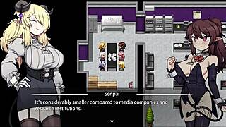 Corporate succubus part 4 unfolds in this anime hentai game.
