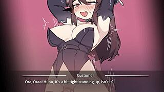 Corporate succubus part 4 unfolds in this anime hentai game.
