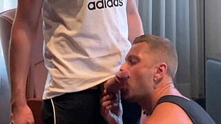 Guys sucking extra big dicks in gay compilation.