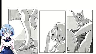 intense futanari girls night out in anime hentai