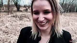 Shocking, Social Experiment Ends with Cum in Presenter's Pussy!