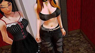 Detailed Exploration Of Harem Hotel 201 In Anime Style