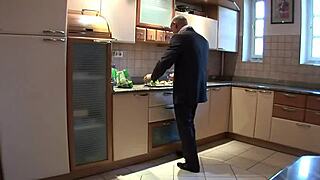 dad spends time with my blonde girlfriend in private moment