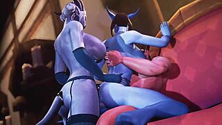 in tails of azeroth, the joyous reunion part 1 brings big tits and group hardcore