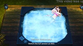 american peggy engages in naughty affair in part nine of 3d hentai preview version