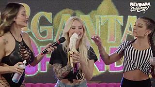 i jion the deep throat challange with hot girls