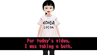 koko a动漫浴室全裸自慰高潮