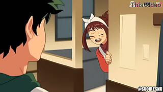 i'm watching ochaco as a milf in this anime hentai fandub latino with lots of action