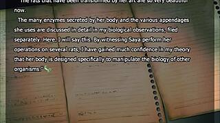 Playing Song Of Saya Part 11 With Halloween Themes In Anime Hentai