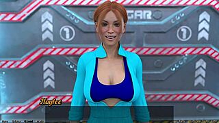 STRANDED IN SPACE 33 - FIRST KISS WITH RED HEAD HAYLEE