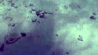 Public exhibitionist German teen VeronikaVonk flashes big boobs at sea 😜