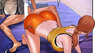 My aunt's erotic chapter in comic anime hentai