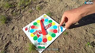 unforgettable twister strip game challenge in forest