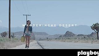 Perfect brunette alexandra tyler posed outdoor and exposed her nice boobs.