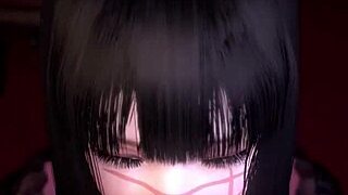 Chainsaw Man gets chained in bondage anime style 🔗