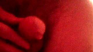 Watch this gay stud stroke his hard cock and finger his tight ass