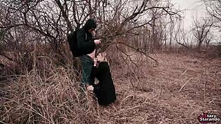 Shocking, Social Experiment Ends with Cum in Presenter's Pussy!